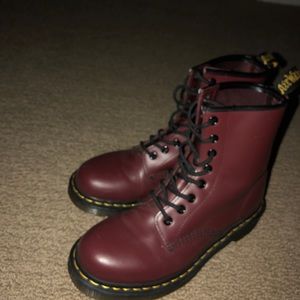 Dr. Martens 1460 8-Eye Boot Cherry Red Smooth